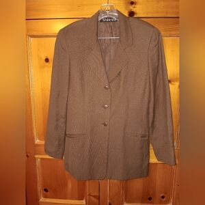Tahari Chocolate Brown Women's Blazer Size 6 New! Style #122812